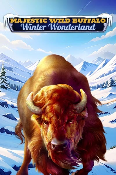 Majestic Wild Buffalo - Winter Wonderland